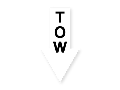 TOW DECAL